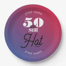 Plato De Papel 5O y todavía caliente