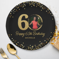 60.ª Moda fotográfica de cumpleaños Personalizado 