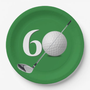 Plato De Papel 60.º club de golf