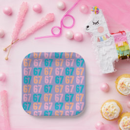 Plato De Papel 67 Disposable Plates