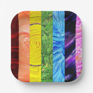 Plato De Papel 7 chakras