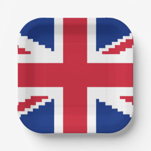 Plato De Papel 8 bits Union Pixel Jack
