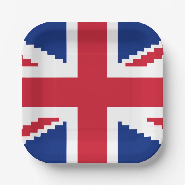 Plato De Papel 8 bits Union Pixel Jack (Anverso)