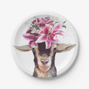 Plato De Papel 8 Placas de papel Lilly the Goat