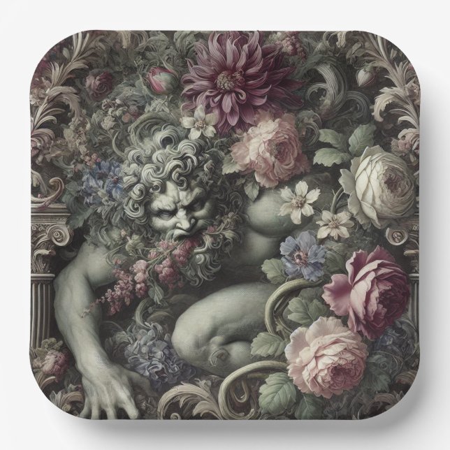 Plato De Papel 🎭 A Colossal Comedy – Gothic Victorian (Anverso)