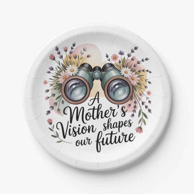 Plato De Papel A Mother's Vision Shapes Our Future (Anverso)