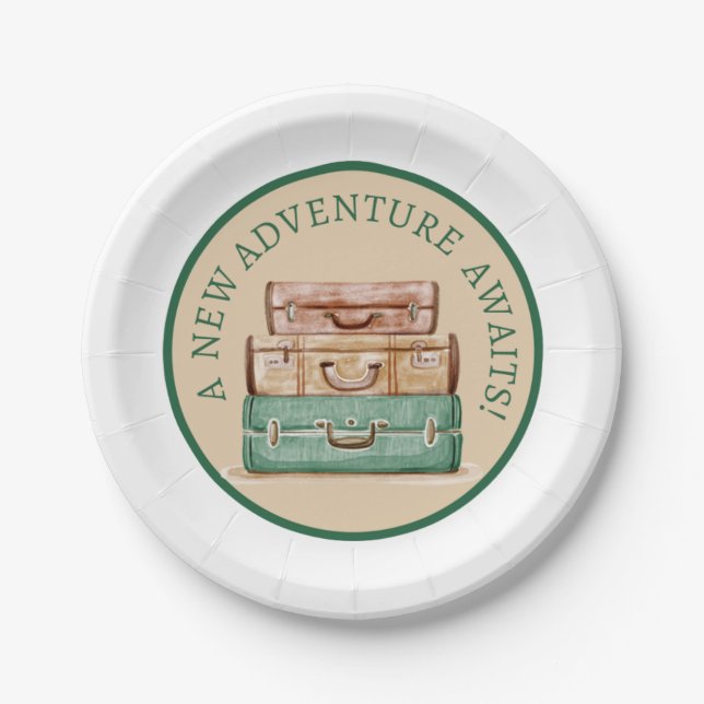 Plato De Papel A New Adventure Awaits Papaer Plates (Anverso)