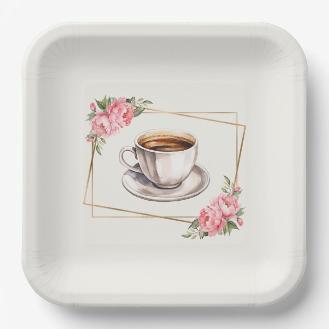 Plato De Papel A Whole Latte Love Paper Plate (Anverso)