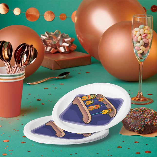 Plato De Papel Abacus antiguo (Subido por el creador)