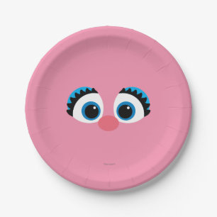 Plato De Papel Abby Cadabby Big Face