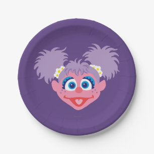Plato De Papel Abby Cadabby Face