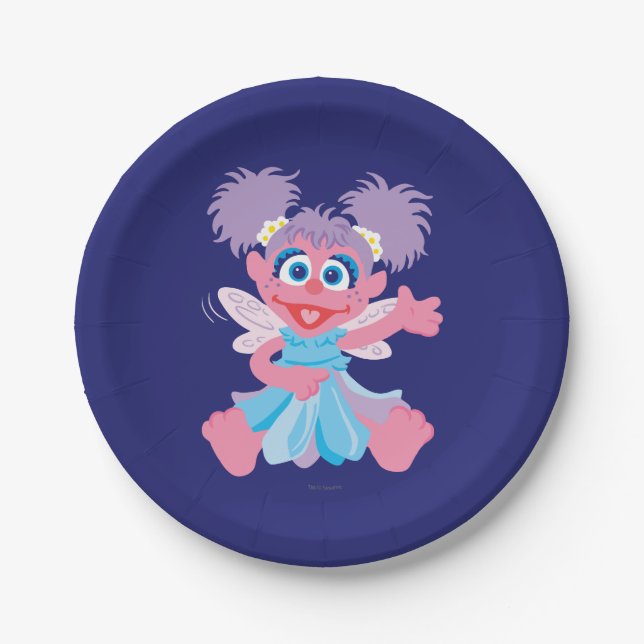 Plato De Papel Abby Cadabby Fairy (Anverso)