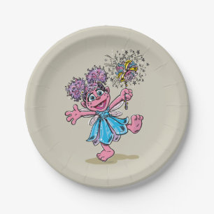 Plato De Papel Abby Cadabby Retro Art