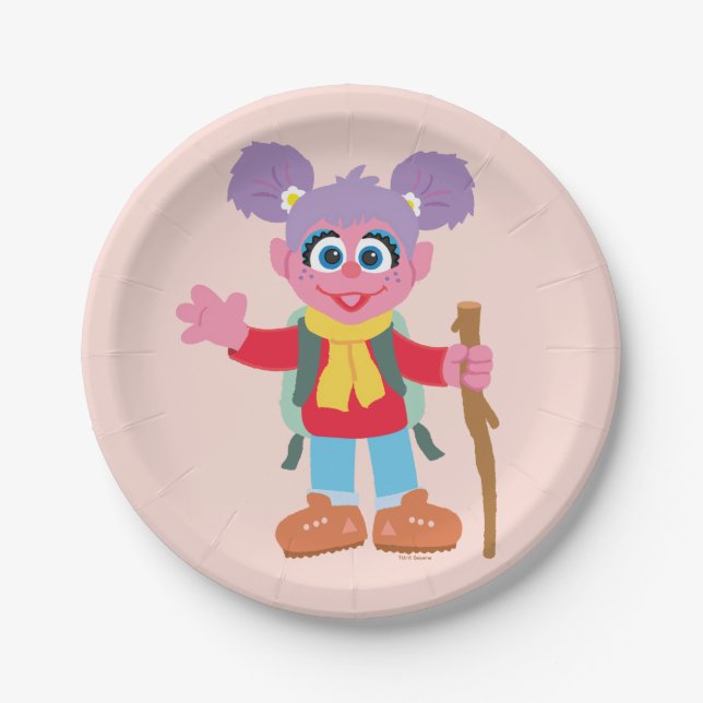 Plato De Papel Abby Cadabby Senking (Anverso)