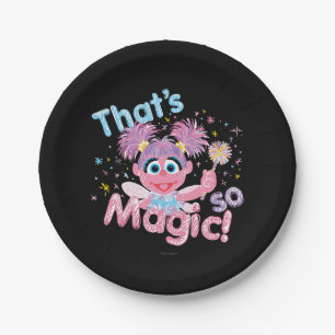 Plato De Papel Abby Cadabby Wand