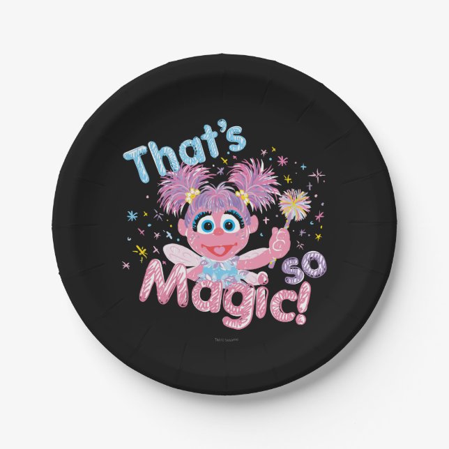 Plato De Papel Abby Cadabby Wand (Anverso)