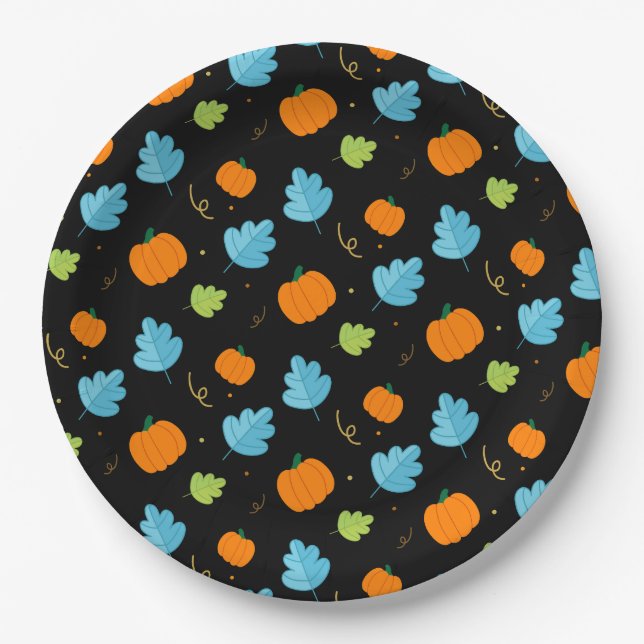 Plato De Papel Abóbora (Anverso)