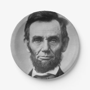 Plato De Papel Abraham Lincoln