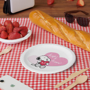 Plato De Papel Abrazos y besos sonoros