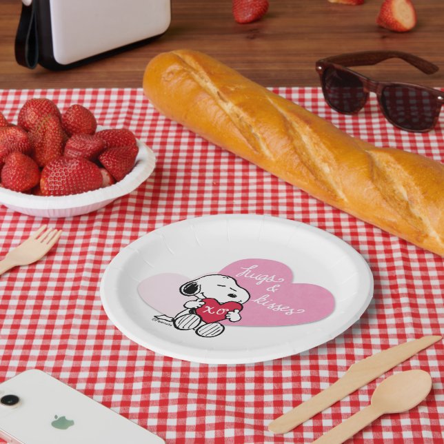 Plato De Papel Abrazos y besos sonoros (Picnic)