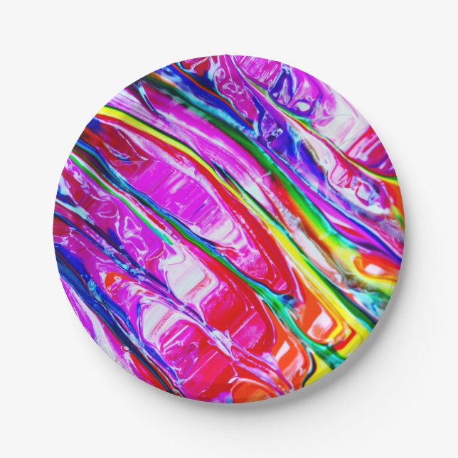 Plato De Papel  Abstract art (Anverso)