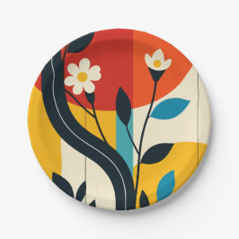 Plato De Papel abstract pattern