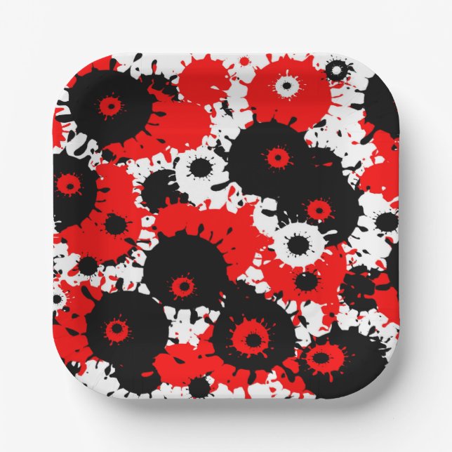 Plato De Papel Abstrato (Anverso)