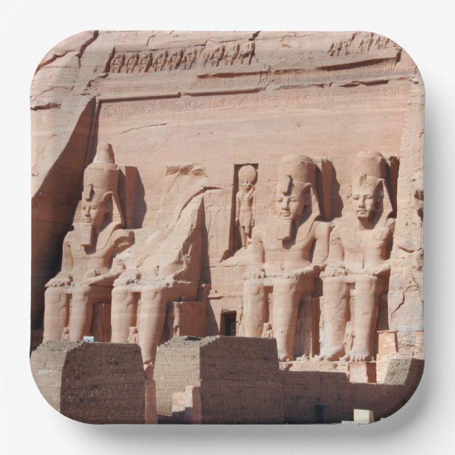 Plato De Papel Abu Simbel 001 (Anverso)