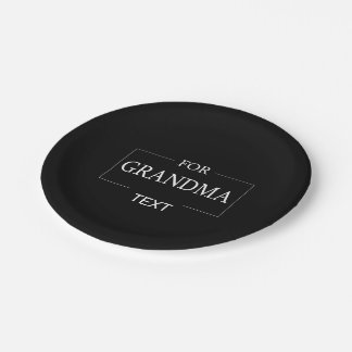 Plato De Papel Abuela Abuela Nacimiento Regalo personalizado