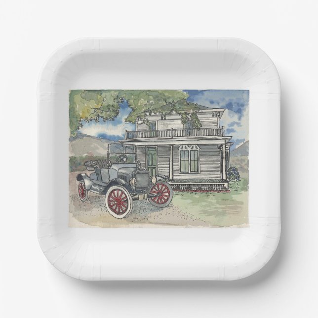 Plato De Papel Abuelos (Anverso)