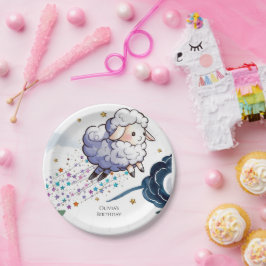 Plato De Papel Abundantes bovinos de corral