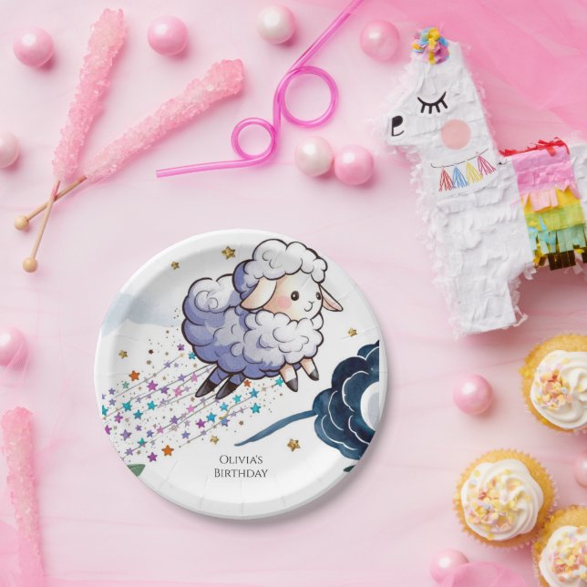 Plato De Papel Abundantes bovinos de corral (Fiesta)