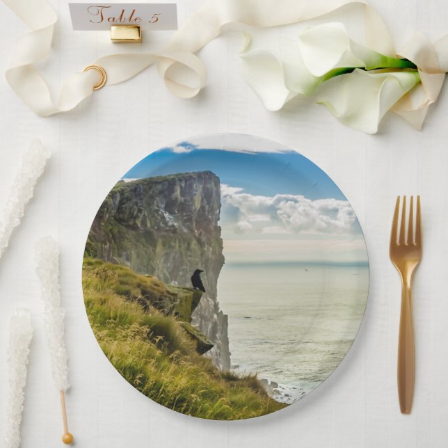 Plato De Papel Acantilados de Latrabjarg, Islandia (Boda)
