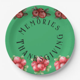 Plato De Papel Acción de Gracias Temática de Caída