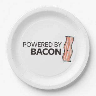 Plato De Papel Accionado por el tocino