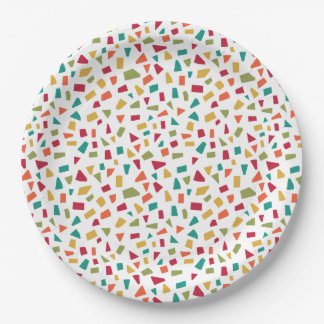 Plato De Papel Acciones - Colores 02