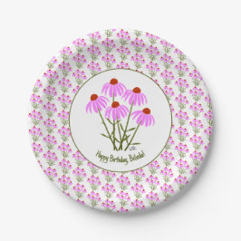 Plato De Papel Acentos de Centaurea