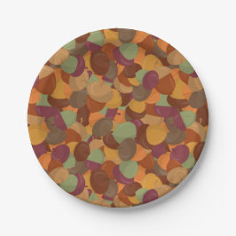 Plato De Papel Acorn Camo