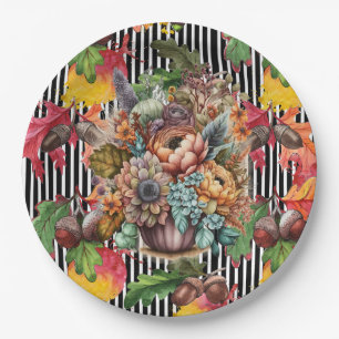 Plato De Papel Acorn's In Fall