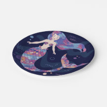 Acuarela de Mermaid