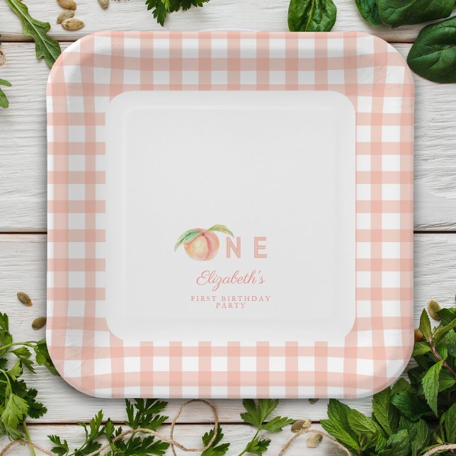 Plato De Papel Acuarela Pequeña Melodía de Dulce es primer cumple (Subido por el creador)