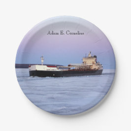 Plato De Papel Adam E. Cornelius placa de papel