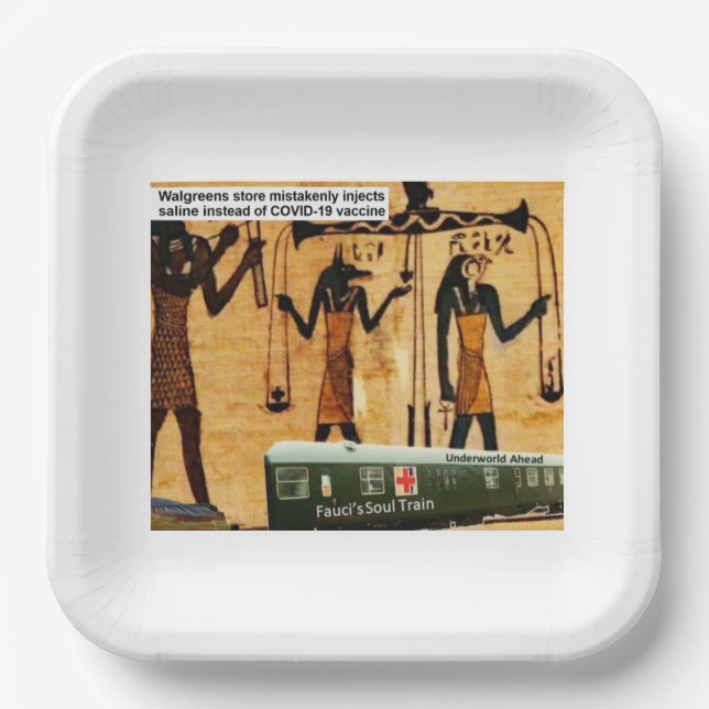 Plato De Papel Adelantarse (Anverso)