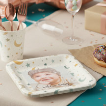 Adopción de placas de papel fotográfico de Baby Sh