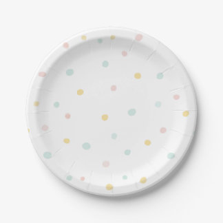 Plato De Papel Adorable helado de rociar salpicaduras Placa de fi