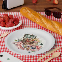 adorables fiestas de picnic con Placas de papel