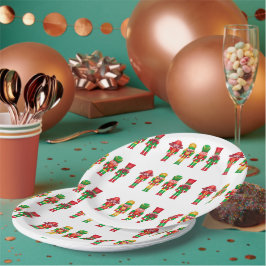 Plato De Papel Adornos de Navidad Cascanueces