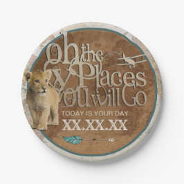 Plato De Papel Adventure Theme Party Plate