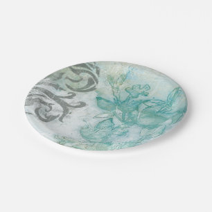 Plato De Papel Aerosol II de la flor