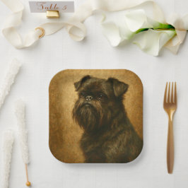 Plato De Papel Affenpinscher